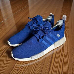 Adidas NMD R1 Royal Blue Mens 14 GX4601 Knit Upper Sneakers